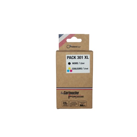 Pack de cartouches d'encre - COMPATIBLE - HP 301XL NOIR et COULEURS