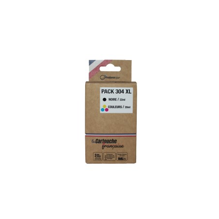 Pack de cartouches d'encre - COMPATIBLE - HP 304XL NOIR et COULEURS