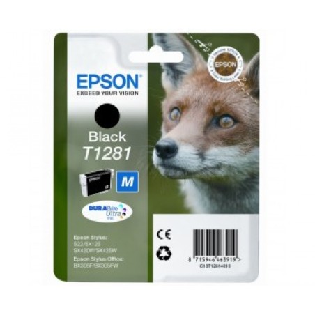 Cartouche d'encre Epson Renard T1281 Noir