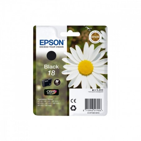 Cartouche d'encre Paquerette Epson T1801 Noir