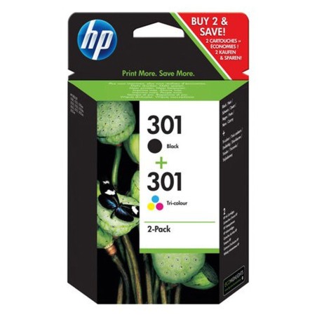 Pack cartouches d'encre HP 301 Noir + Couleurs