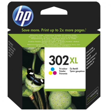 Cartouche d'encre HP 302 XL Couleurs