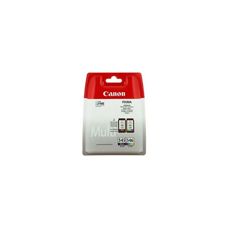 Multipack de cartouches d'encre PG-545/CL-546 PVP Noir et Couleur - CANON