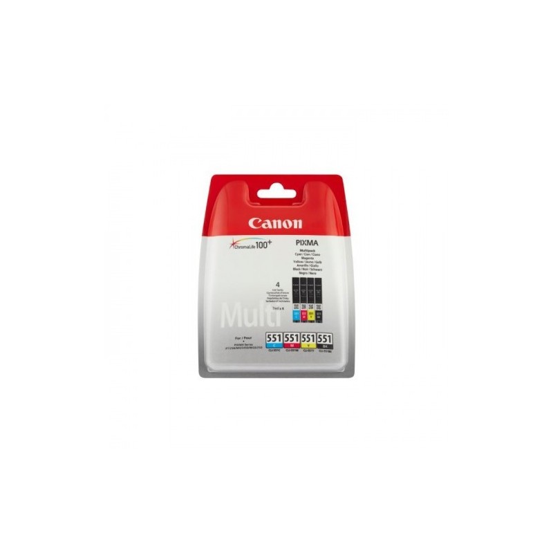 Pack cartouches d'encre Canon CLI-551 Couleurs