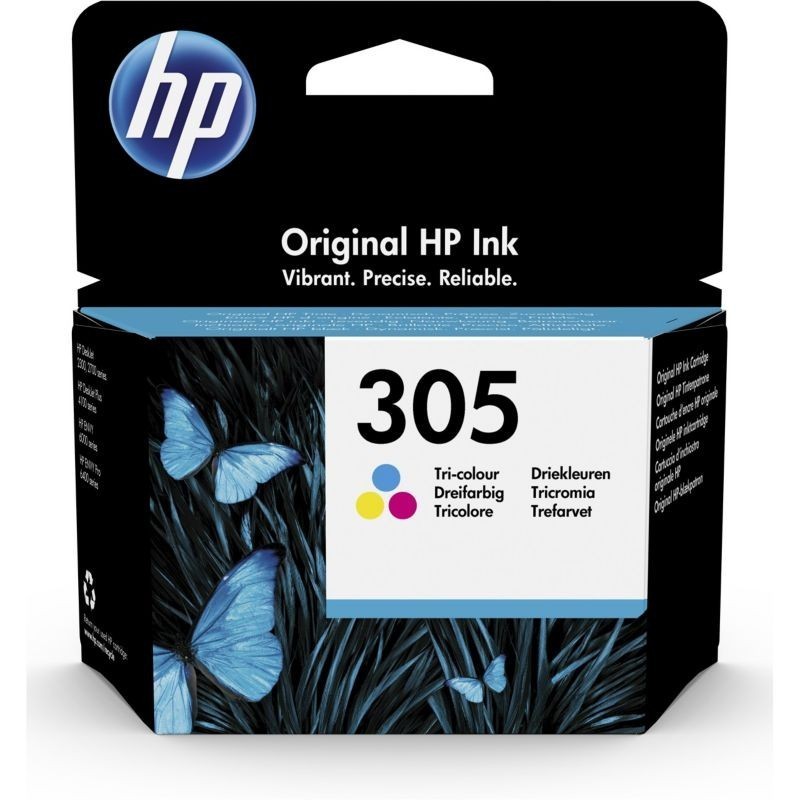 Cartouche d'encre HP N°305 COULEURS